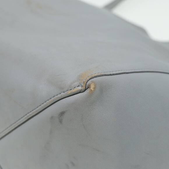 CELINE Horizontal Cabas Tote Bag Leather Light Blue - Picture 15 of 16